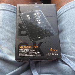 WB_ BLACK P10  4TB HDD Brand New Unopened 