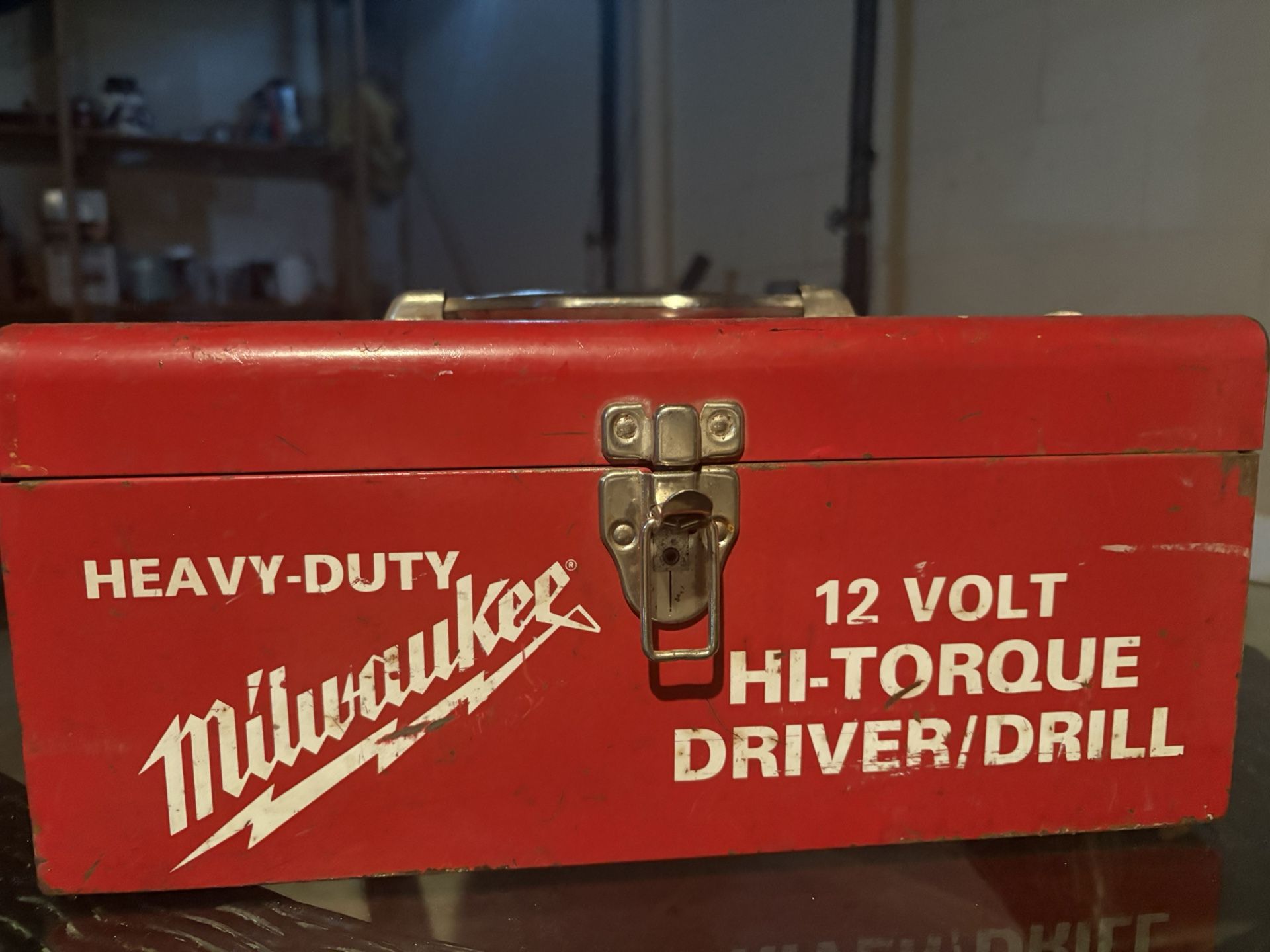 Milwaukee Metal Vintage Tool Box 