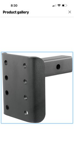 Curt 48343 17,000 Lb. Capacity 3-Position Pintle Mount