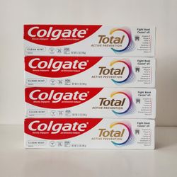 4 Colgate Toothpaste Clean Mint 5.1oz