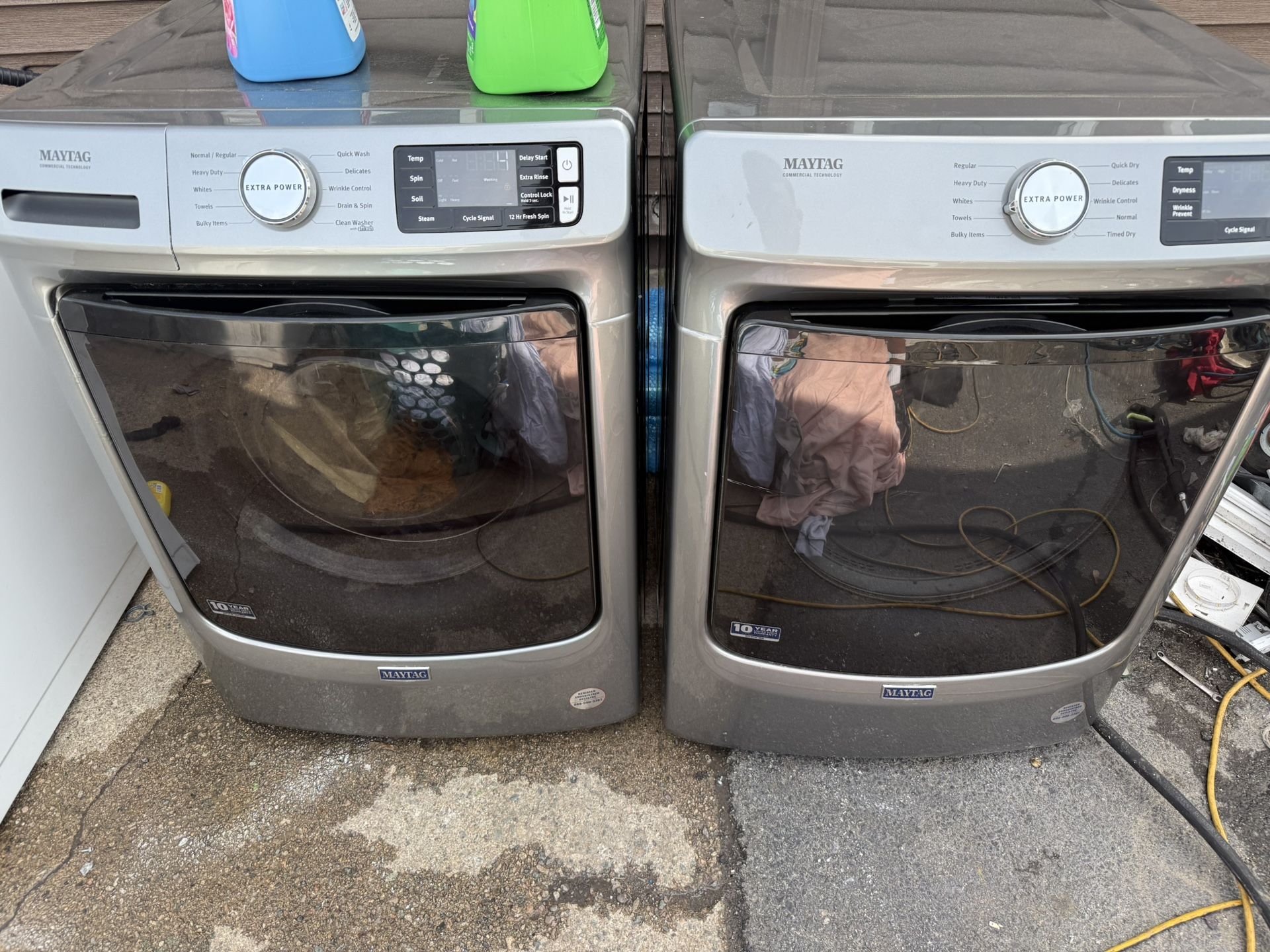 Maytag Washing And Dryer Electric Front Loader