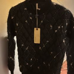 Black And White Coat