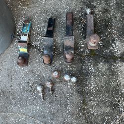 Assortment Lot Of Ball & Hitches