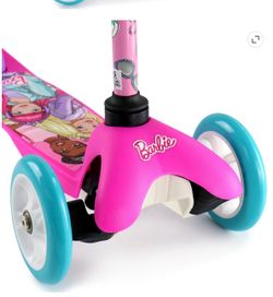 Barbie Tilt and Turn 3 Wheels Scooter
