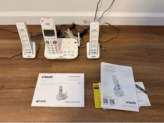 Vtech Senior phone with two additional handsets