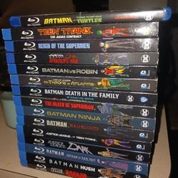 DC Movies Bluray Batman, Superman