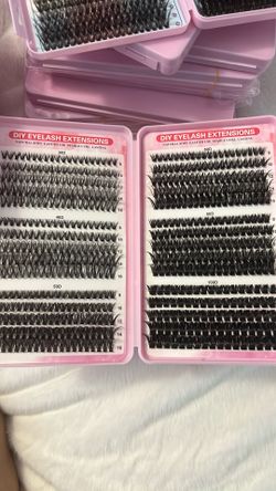 Eyelash clusters