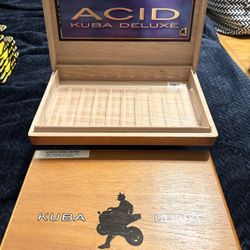 Empty Acid Kuba Deluxe Cigar Boxes