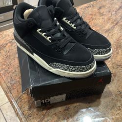 Jordan 3 "Black cement"