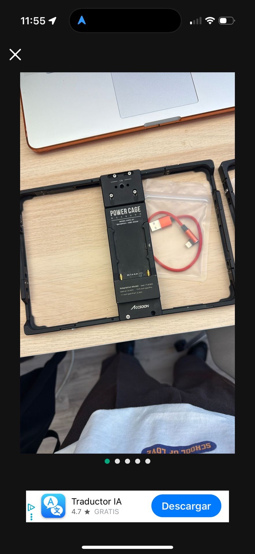 Accsoon Power Cage iPad 7, 8, 9th iPad Air 3/4