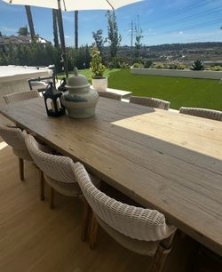 Restoration Hardware Table plus 8 chairs
