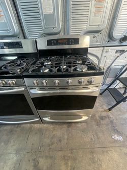 GE Profile Stainless Steel Gas Range