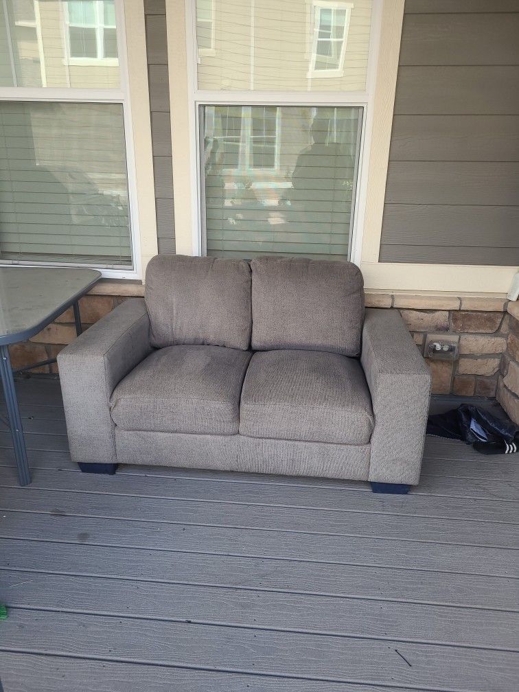 Free Grey Loveseat Couch