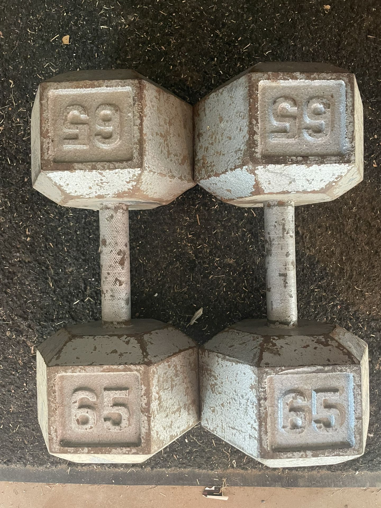 65 Lb Dumbbells