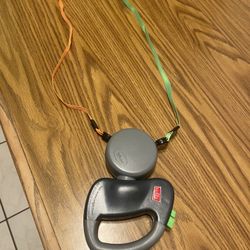 Double Leash With Automatic Winding 360 Degree Rotation 