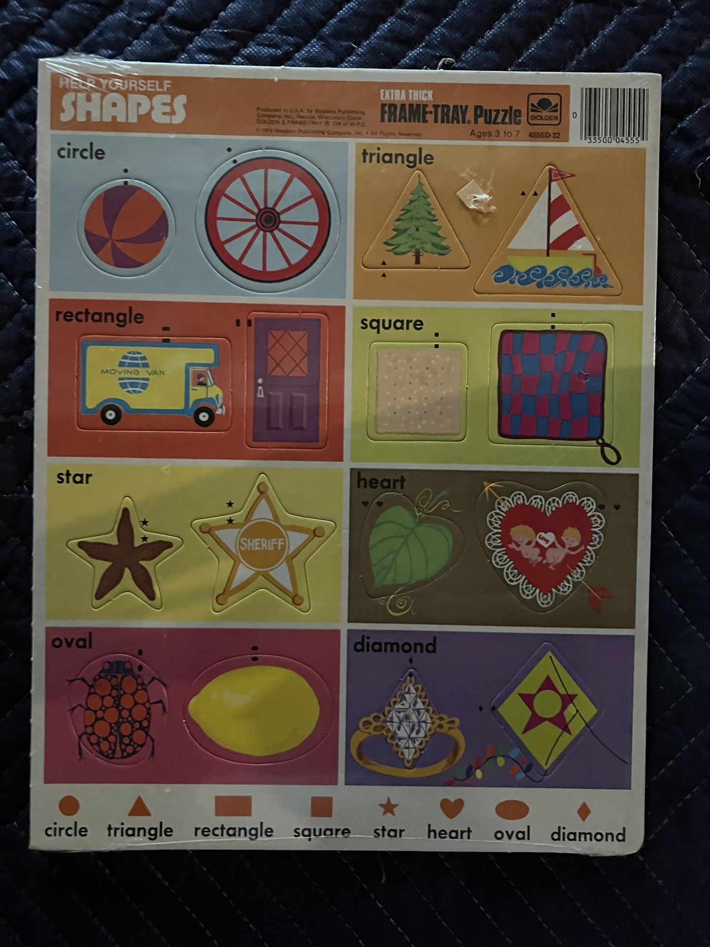 Vintage 1975 “Help Yourself Shapes” Puzzle