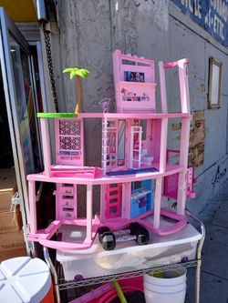 Barbie DreamHouse, Pool Party Doll House
3-Story Slide, Barbie House Playset.