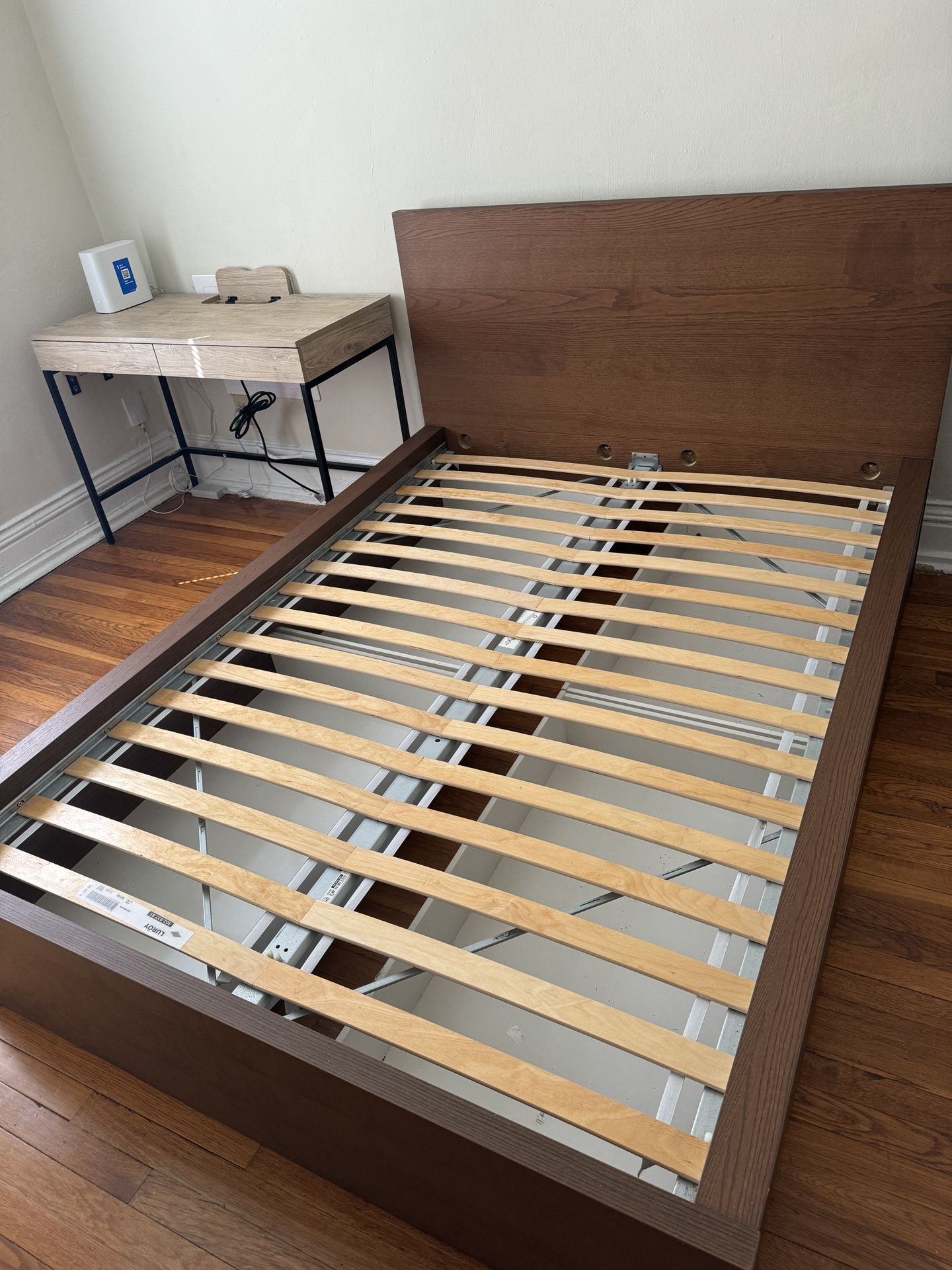 IKEA Double Mattress Frame w/ Underbed Storage Drawers