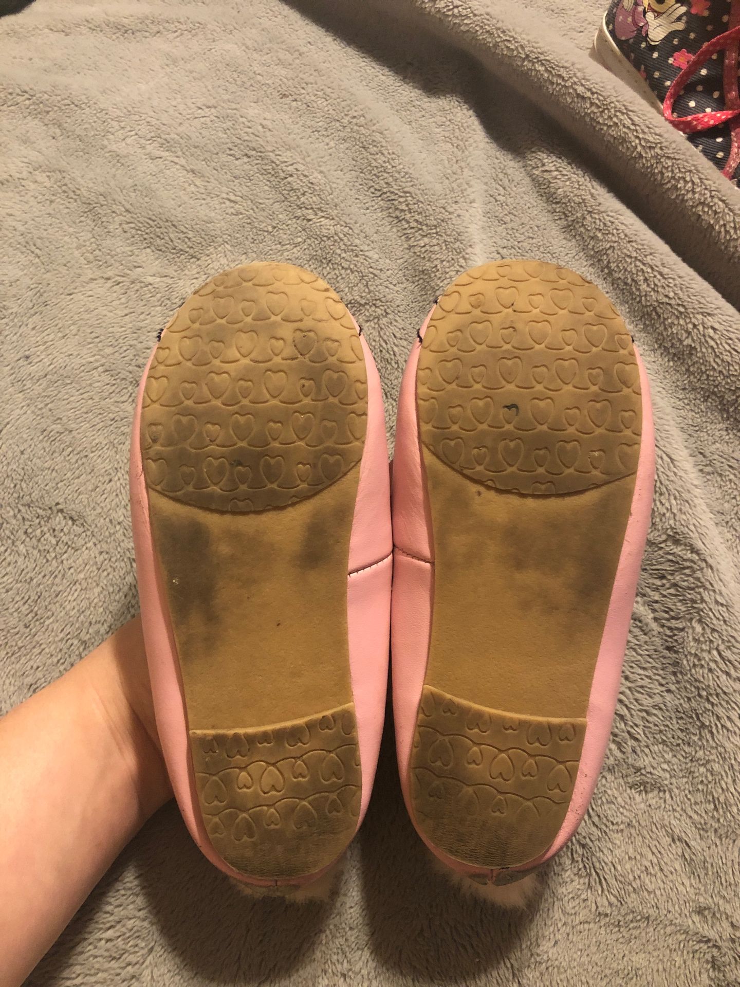 Chasing Fireflies pink bunny ballet flats
