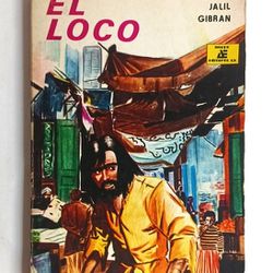Vintage Paperback The Mad Man Gibran Jalil Gibran SPANiSH Translation "El Loco"