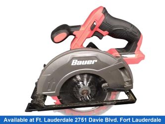 Bauer 57504 Red Cordless Circular Saw