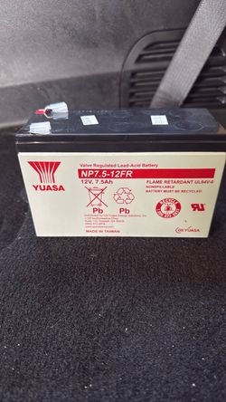 Brand new battery Yuasa NP 7.5-12FR.