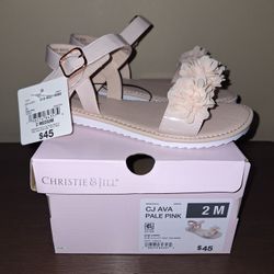 Girls Sandals With Velcro Strap Size 2