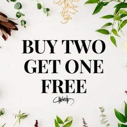 Buy 2 get 1 free on everything posted
