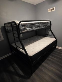 Litera twin-full con colchón regular