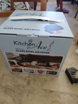 Brand new glass bowl air fryer