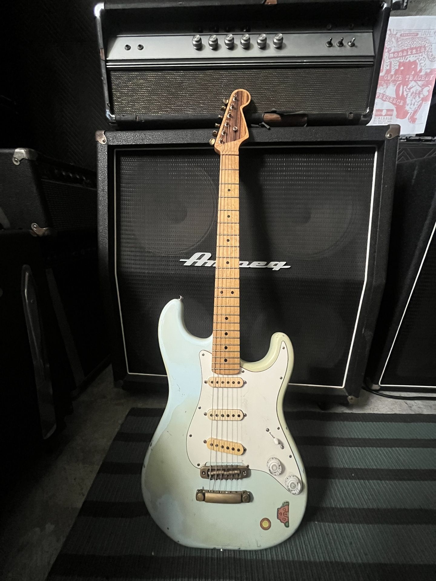 One of a Kind 1980's Fender "Dan Smith" Stratocaster Body with Exquisite Custom Modifications and Upgrades