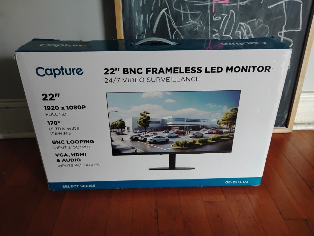 CAPTURE 22" BBC FRAMELESS LED MONITOR
