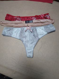 Lot Of 3  New Sexy Lace Thongs W T Back Women Size Large