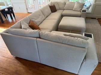 Large L-Shaped Sectional Sofa with Chaise