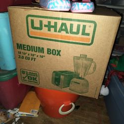 Uhaul Box of plushies