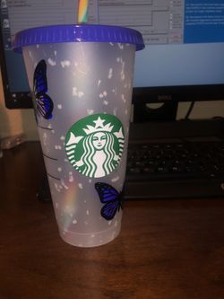 Custom Starbucks color changing cup