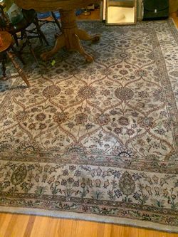 Large Floral Pattern Area Rug $95 OBO!