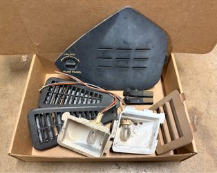 92 or 93 Corvette interior plastics Fuse Panel cover Vents light housing
