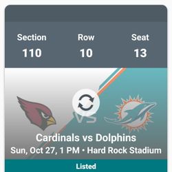 Miami Dolphins Tickets 