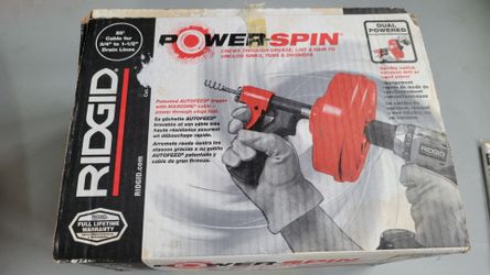 Rigid Power-Spin with 25 ft cable drain clearer