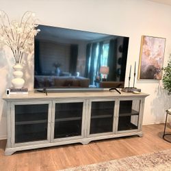 98″ Mesh-Door Media Console / TV Stand



