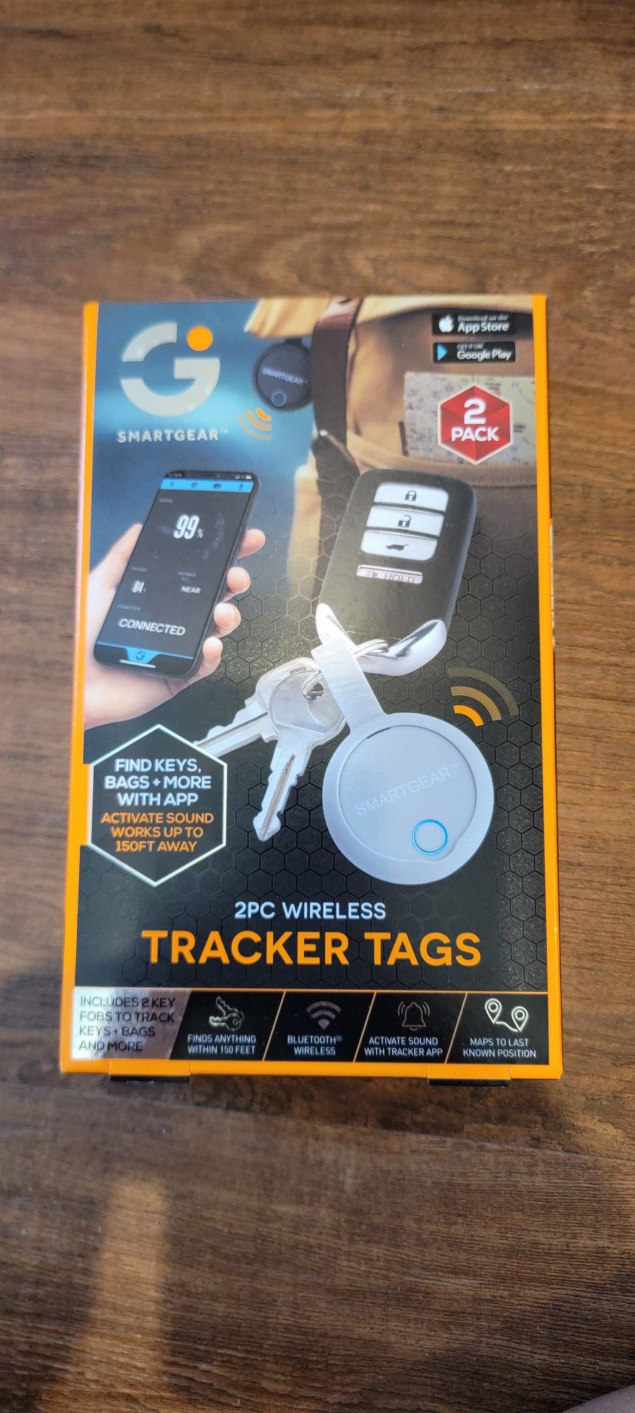 Smartgear - 2pc Wireless Tracker Tags