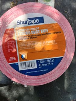 Stucco duct tape
