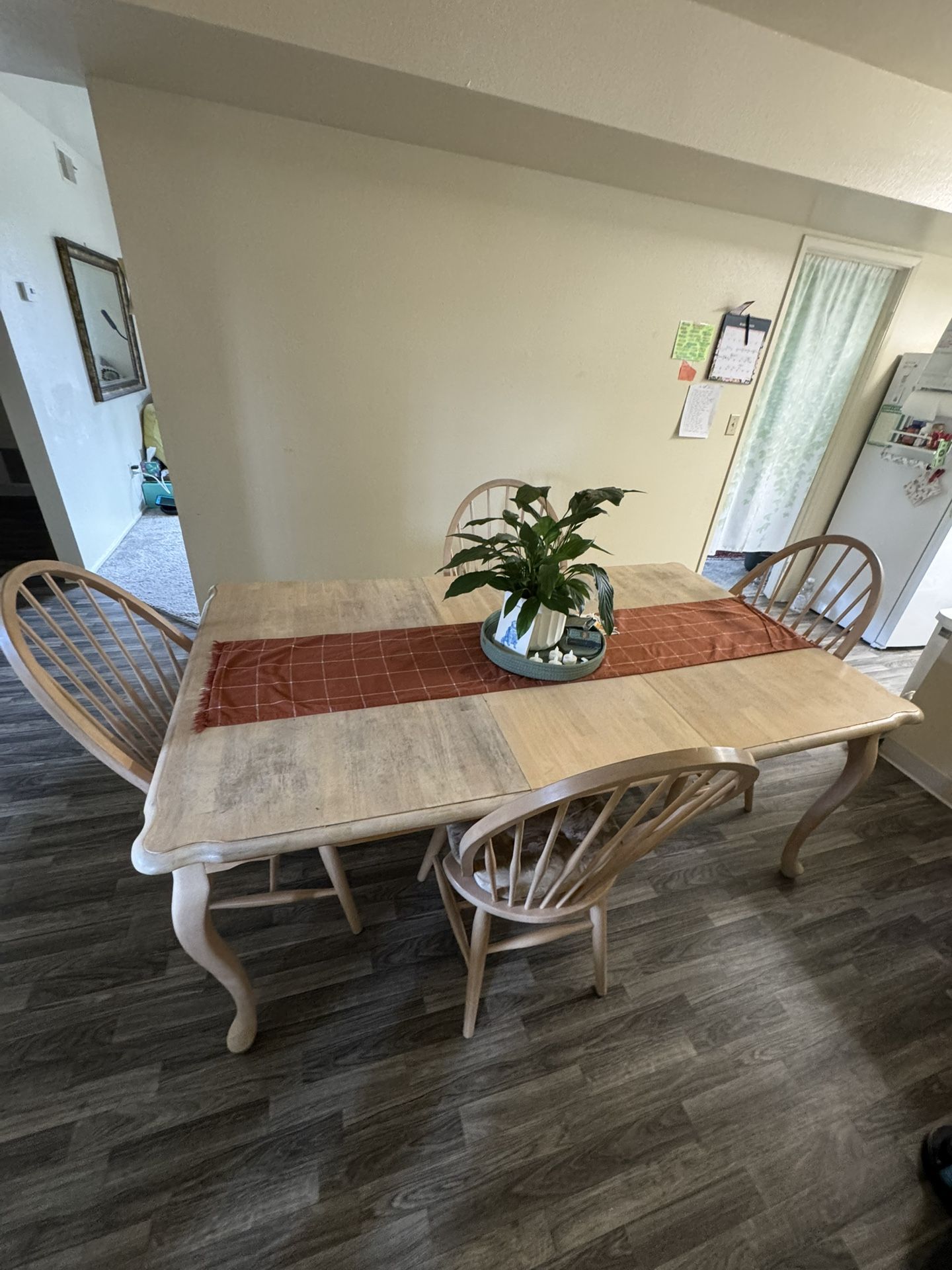 Wooden Dining Table Set With Chairs 