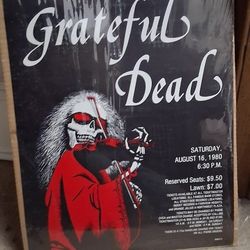 Grateful Dead Concert Poster 1980