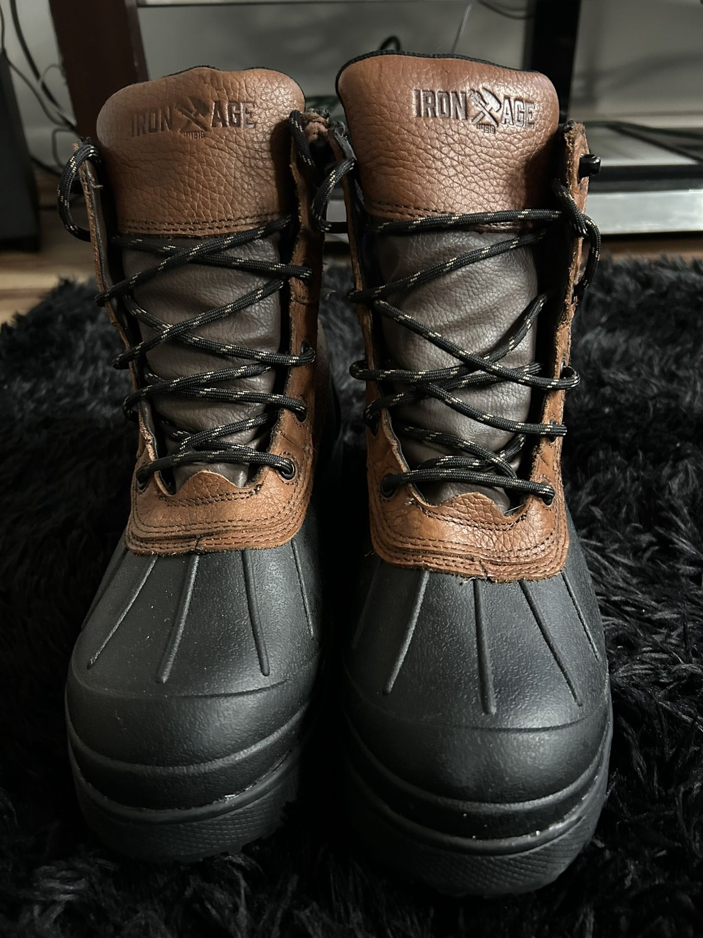 Iron age Mens boots Black and Brown