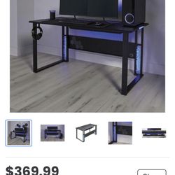 RS gaming Light Up Table Original $369 Selling For $200 Never Used 