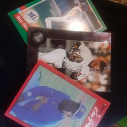 Ken Griffey Jr And Sr. Three Cards