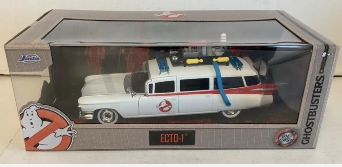 NEW Jada Toys 99731 Ghostbusters Hollywood Rides ECTO-1 1:24 Metal Die-Cast