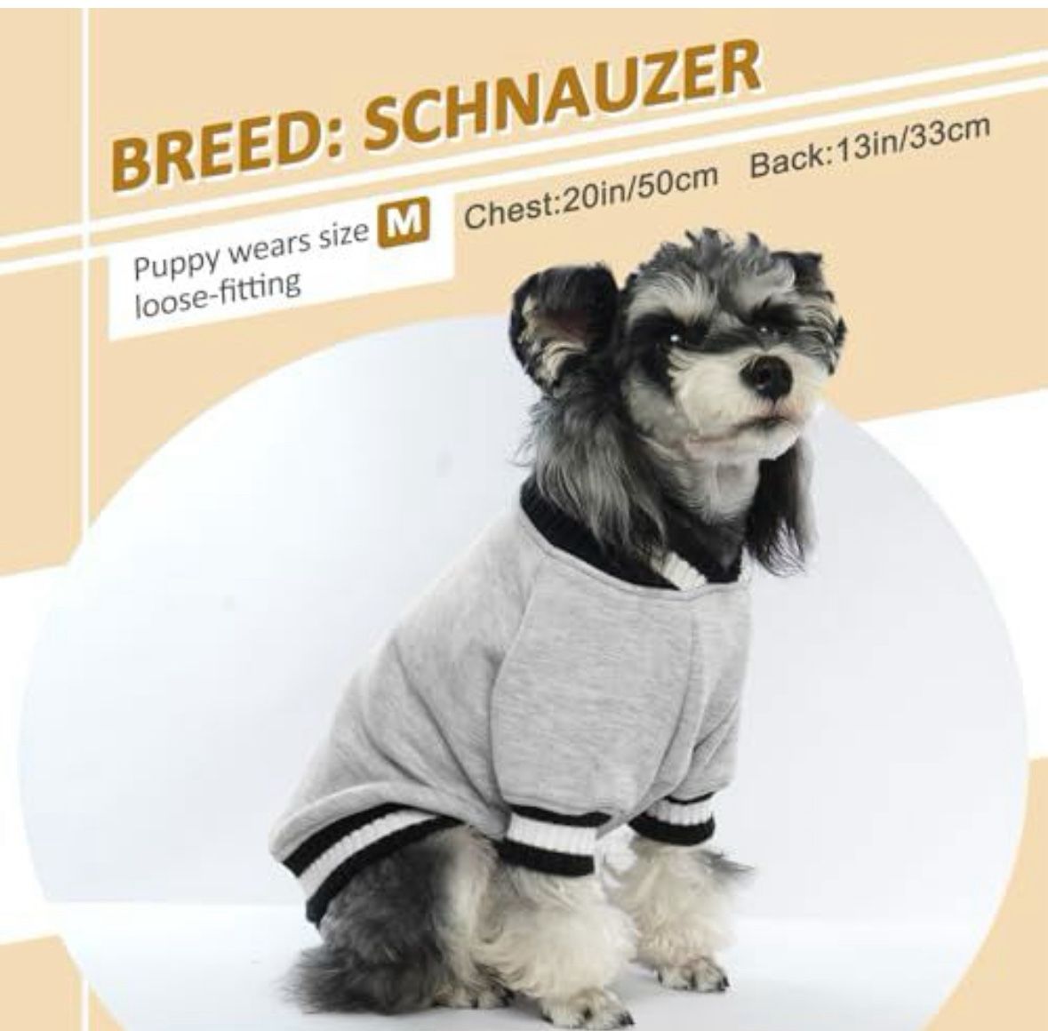FUAMEY Dog Pullover Sweatshirt,Dog Winter Sweaters Warm Dog Clothes Dog Vest Thick Puppy Pullover Soft Pet Fleece Sweater Cute Doggie Boy Girl Outfit